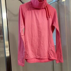 Layer 8 Pink Tie Front Hoodie